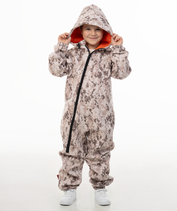 Waterproof Softshell Overall Comfy Ökenkamouflage Jumpsuit