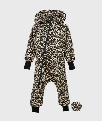 Salopeta bumbac - Onepiece Jersey Jumpsuit Leopard Print