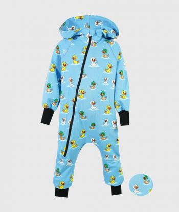 Salopeta bumbac - Onepiece French Terry Jumpsuit Ducks
