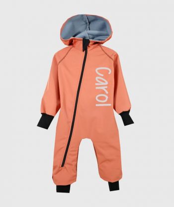 Waterproof Softshell Overall Comfy Royal Orange Jumpsuit